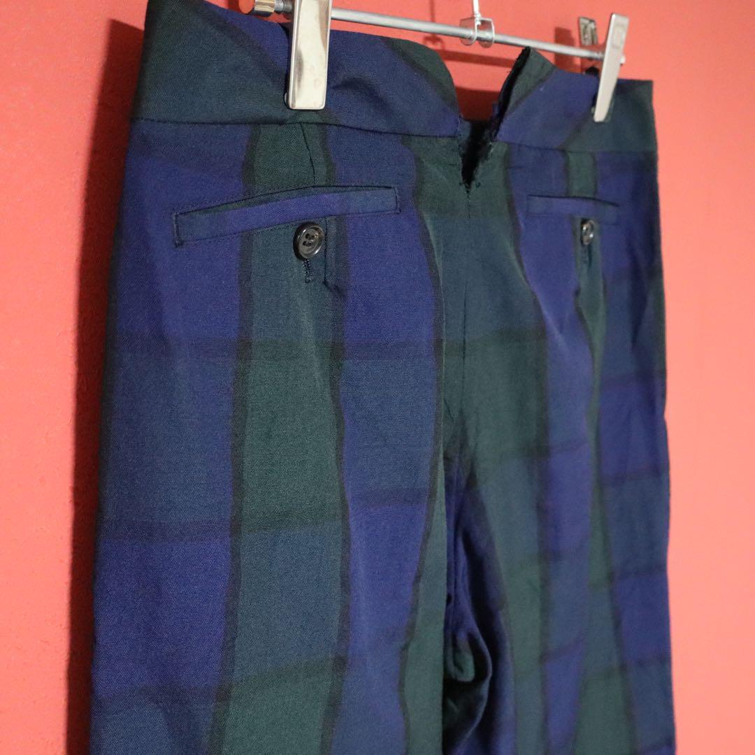 Comme des Garcons tricot 02SS Black Watch Check Wide Size M