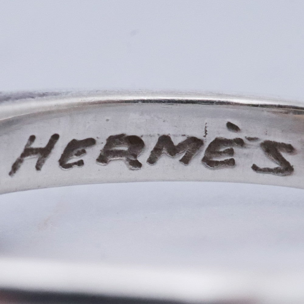 HERMES Vintage 70s Chaine d'Ancre Gold Silver Ring Size ONE SIZE