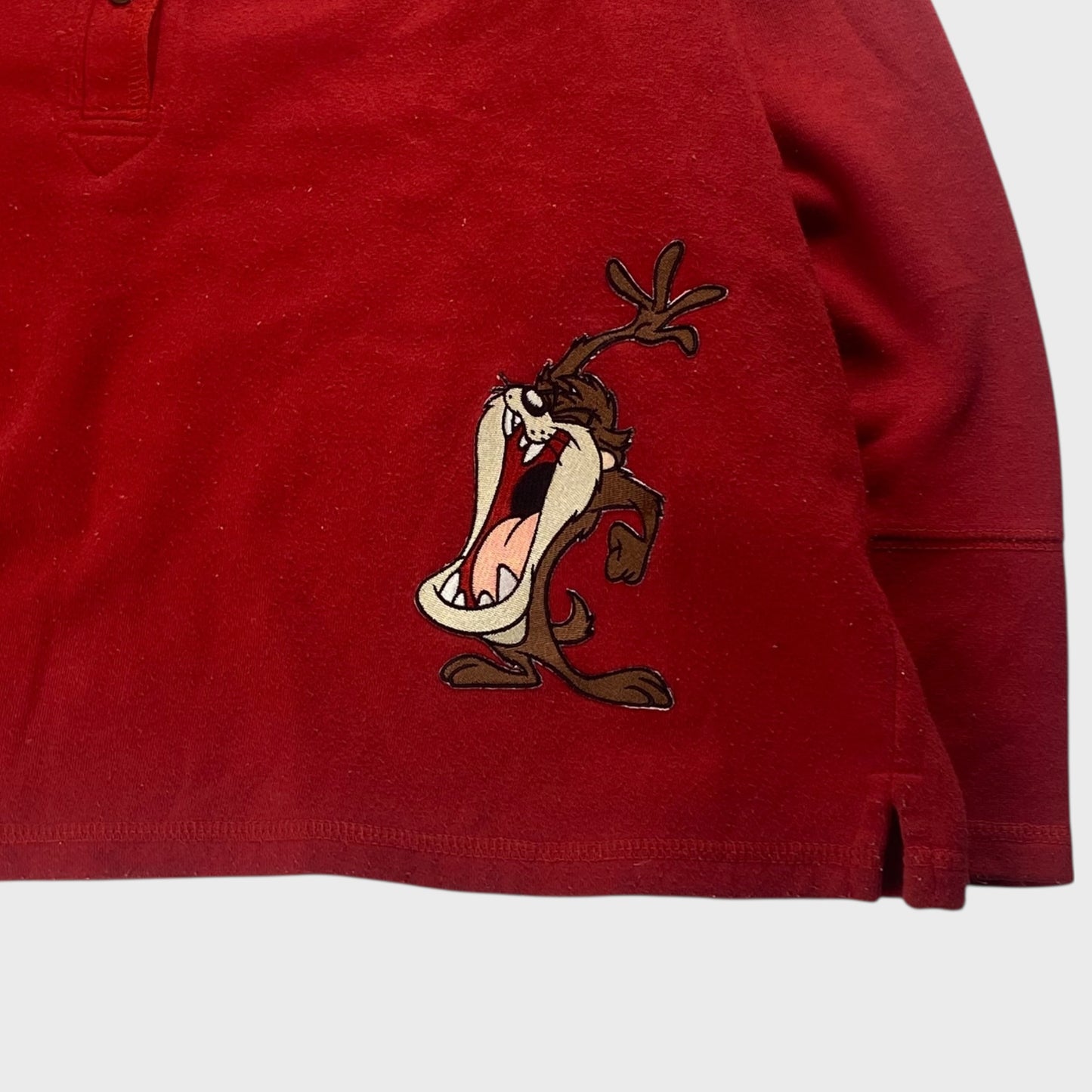 LOONEY TUNES 90s Sweatshirt Red Size L