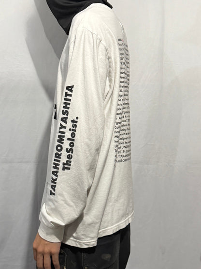 TAKAHIRO MIYASHITA The Soloist Message Design Shirt Cotton