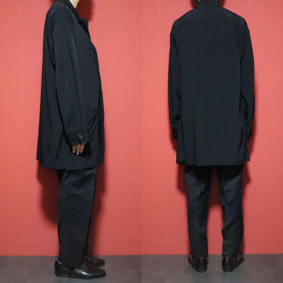 Yohji Yamamoto 23SS TA Tuxedo Shirt Blouson Black Size 1