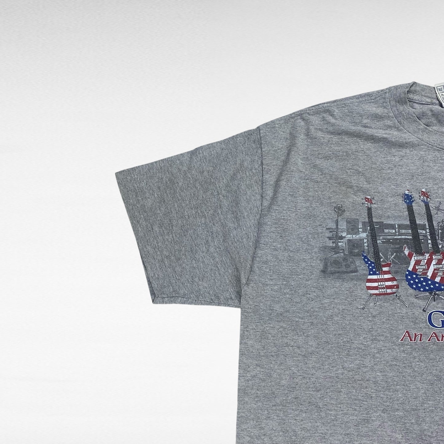 AAA Print T-Shirt Gray Size XL