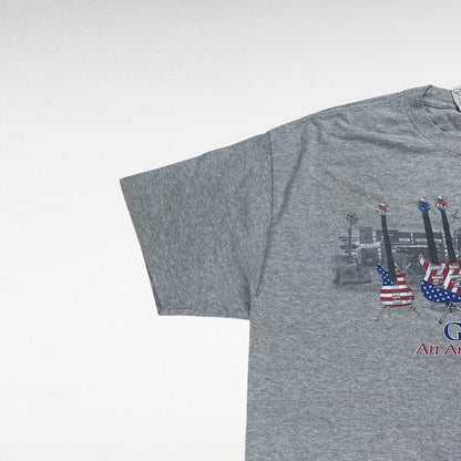 AAA Print T-Shirt Gray Size XL