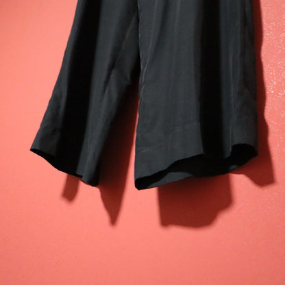 HaaT 00s Cupro Luster Wide Straight Pants Black Size 3