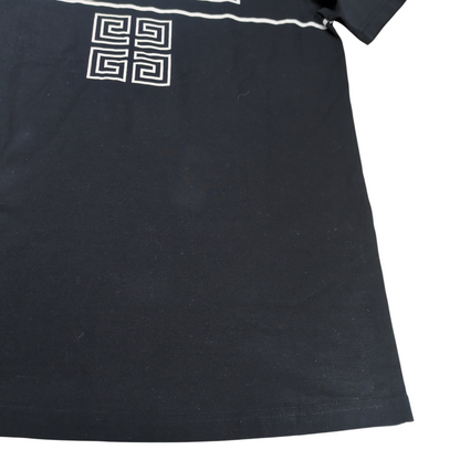 Givenchy 4G Logo Printed Oversized Tour Tee Black Size XXS