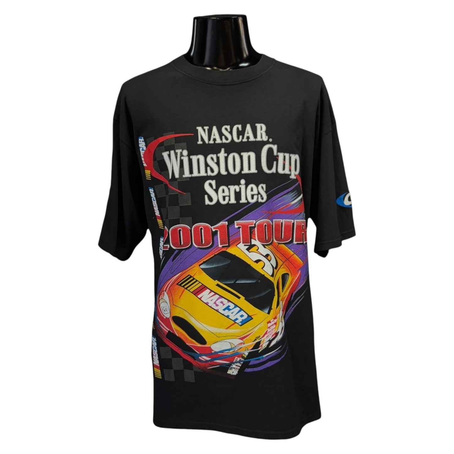 NASCAR 01 Winston Cup Series TOUR T-Shirt Size XL