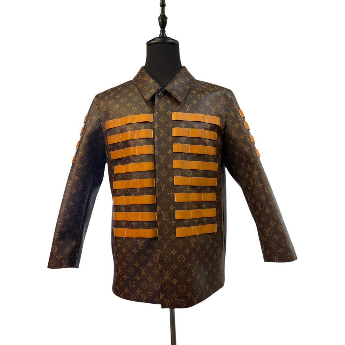 Louis Vuitton x Virgil Abloh 22SS Monogram Military Jacket Size L