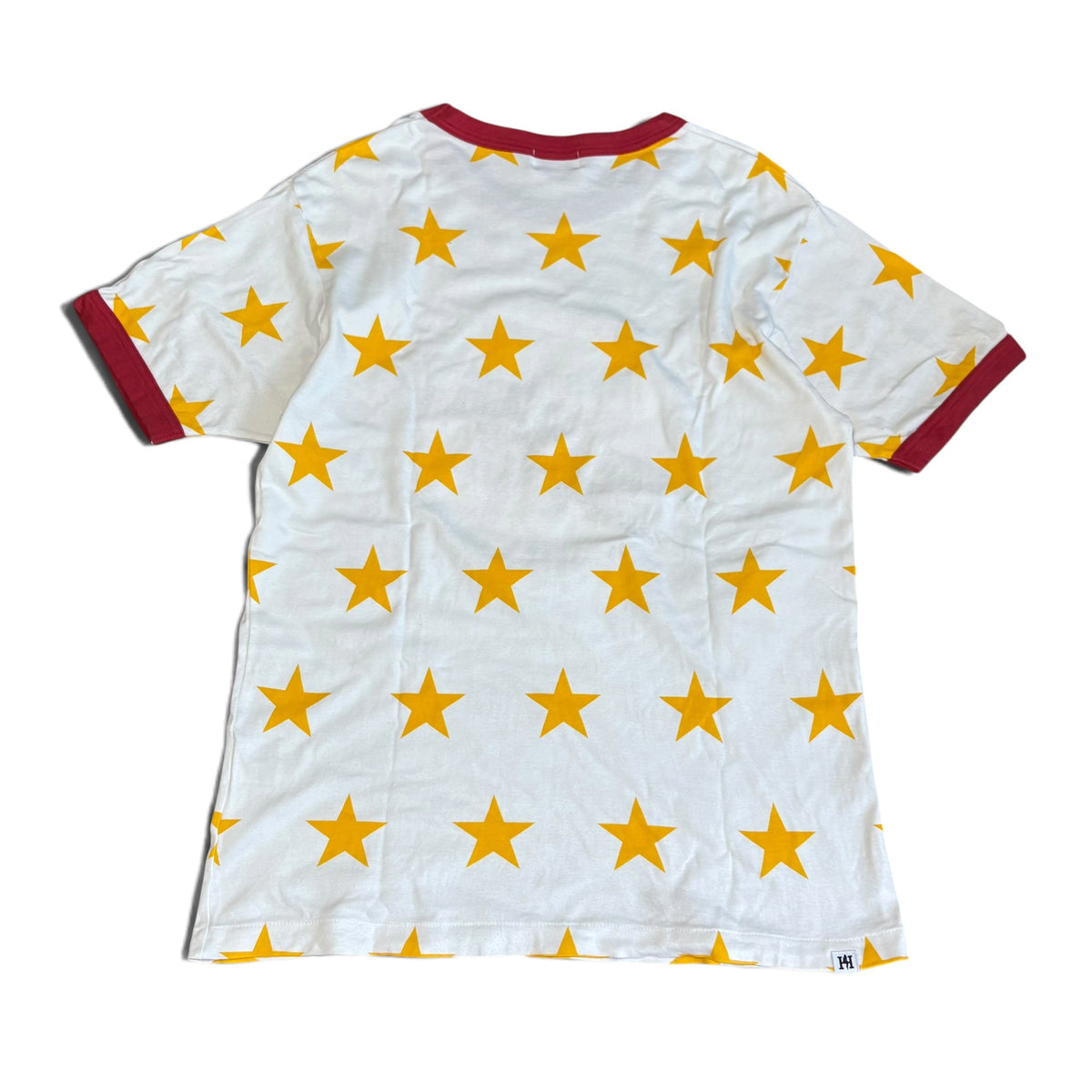 Hysteric Glamour Ringer T-Shirt All Over Red Yellow Size L