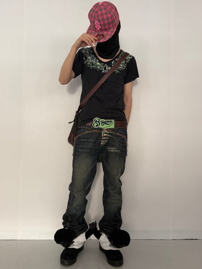 Yoshio kubo Cotton Design T-Shirt Size 1
