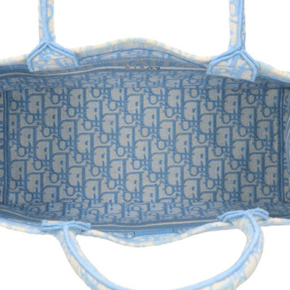 DIOR Light Blue Medium Oblique Jacquard Book Size ONE SIZE