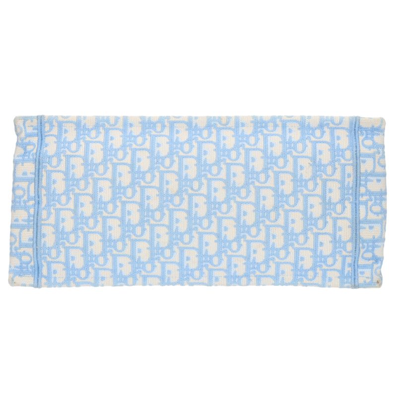 DIOR Light Blue Medium Oblique Jacquard Book Size ONE SIZE