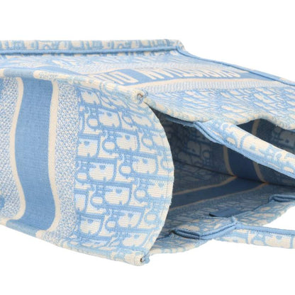 DIOR Light Blue Medium Oblique Jacquard Book Size ONE SIZE