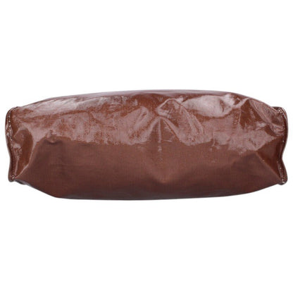 ACNE STUDIOS Brown Shiny Polyurethane Tote Bag Size ONE SIZE