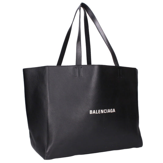 Balenciaga Leather Tote Bag Black