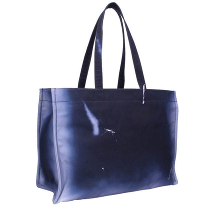 ACNE STUDIOS Blue Spray Logo Shopper Tote Bag Size ONE SIZE