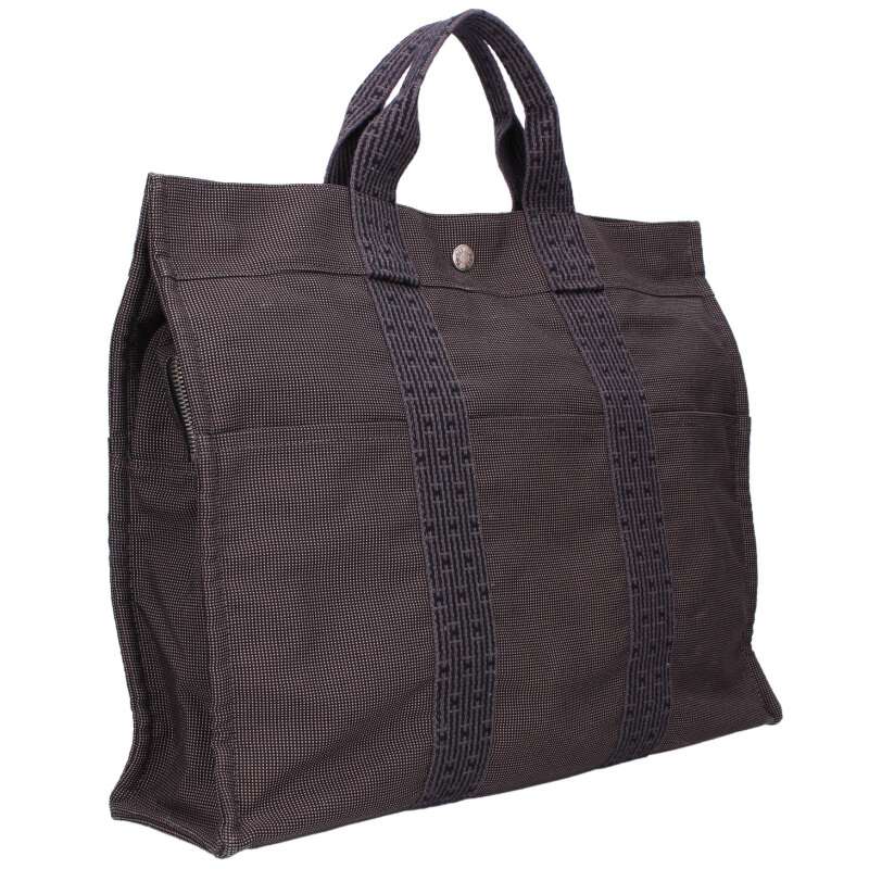 HERMES Gray Herline MM Tote Bag Size ONE SIZE