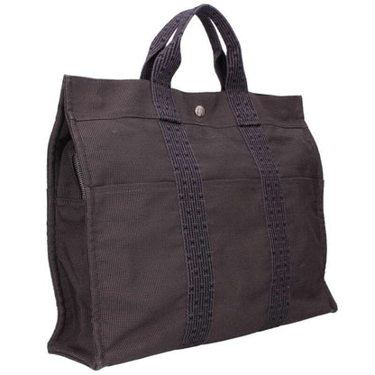HERMES Gray Herline MM Tote Bag Size ONE SIZE