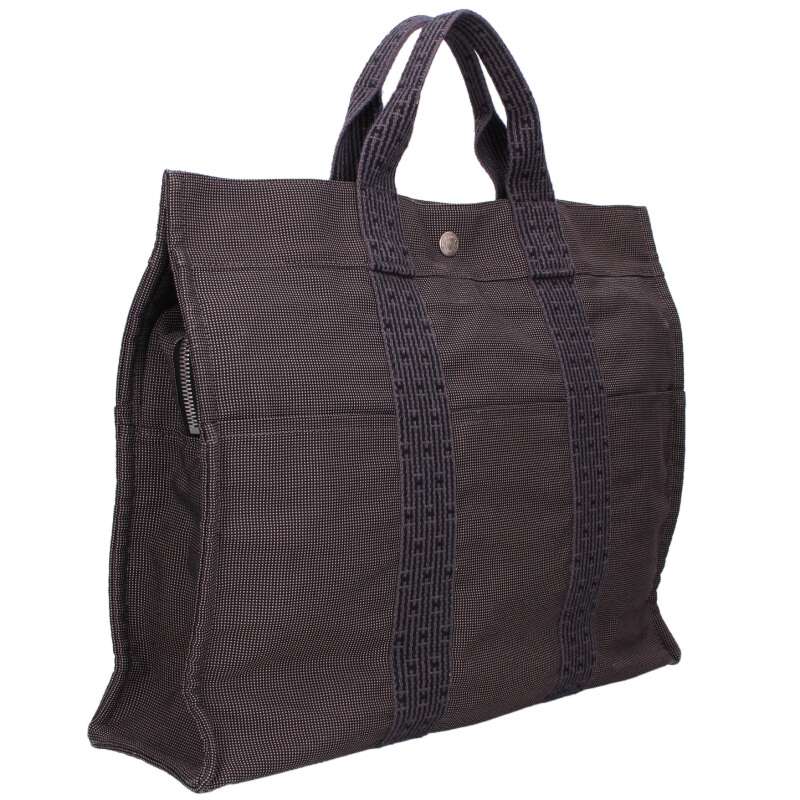 HERMES Gray Herline MM Tote Bag Size ONE SIZE