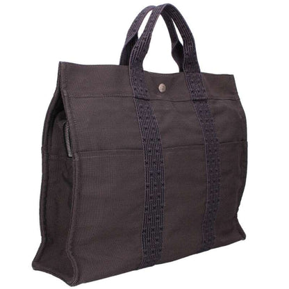 HERMES Gray Herline MM Tote Bag Size ONE SIZE