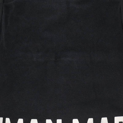 HUMAN MADE Logo Print Canvas Tote Bag Black Size ONE SIZE