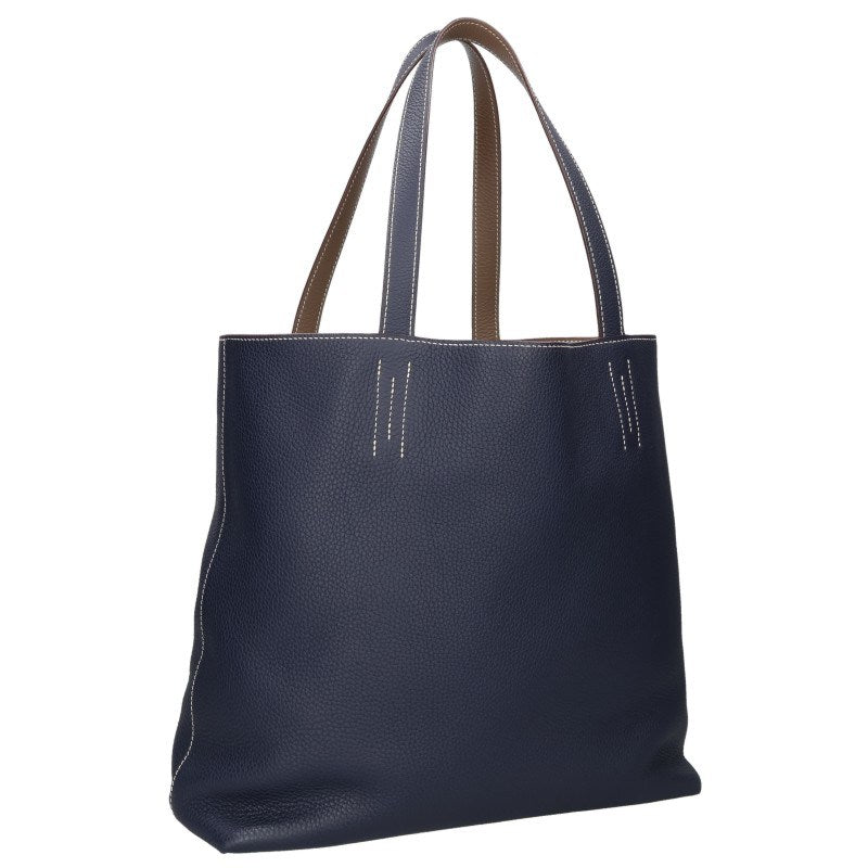HERMES Double Sens Reversible Leather Bag Multi Size 36