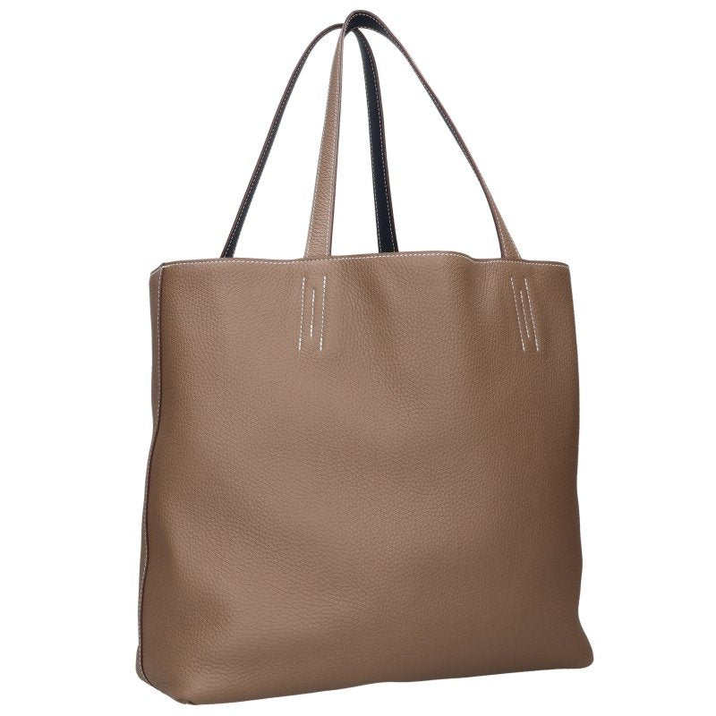 HERMES Double Sens Reversible Leather Bag Multi Size 36