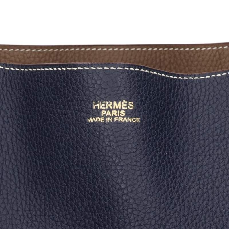 HERMES Double Sens Reversible Leather Bag Multi Size 36