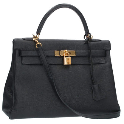 HERMES Multi Kelly 32 Togo Gold Hw 2WAY Size ONE SIZE