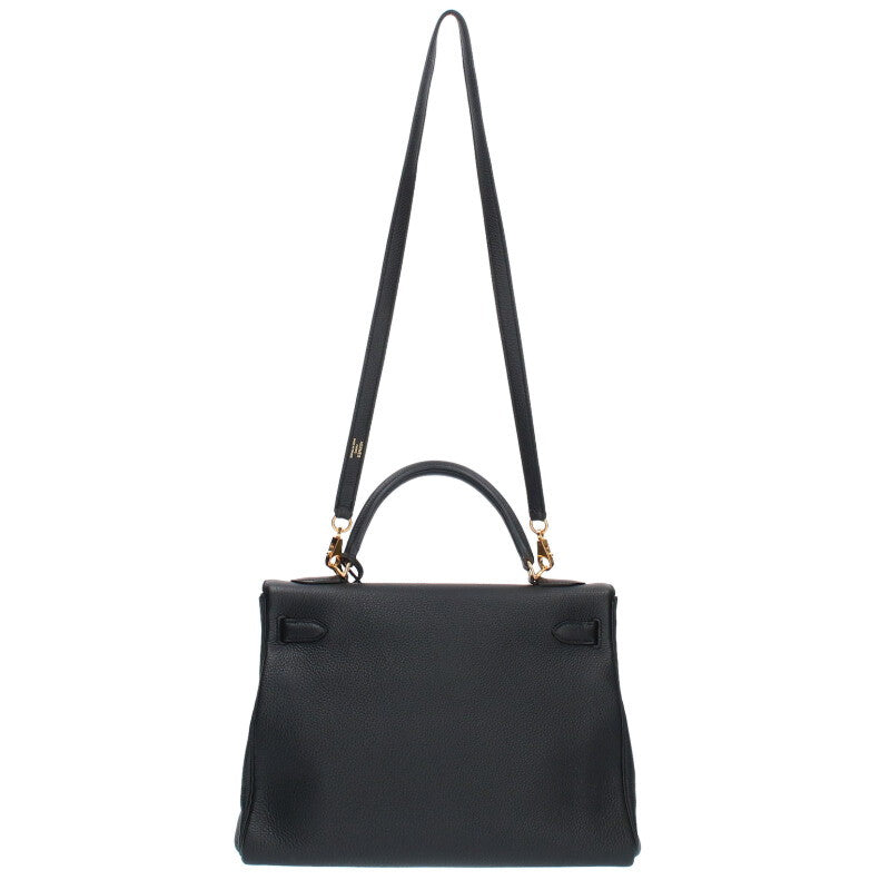 HERMES Multi Kelly 32 Togo Gold Hw 2WAY Size ONE SIZE