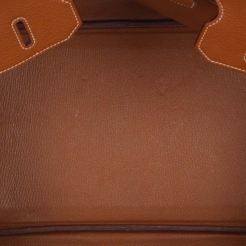 HERMES Birkin 35 Taurillon Clemence Palladium Size ONE SIZE