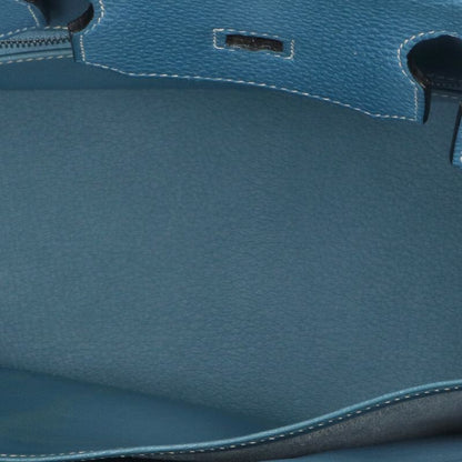 HERMES Birkin 35 Bleu Jean Taurillon Clemence Size ONE SIZE