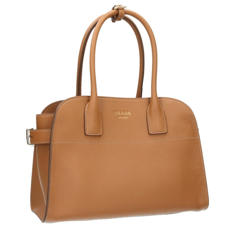 PRADA 1BG538 Soft Grain Leather Handbag Size ONE SIZE