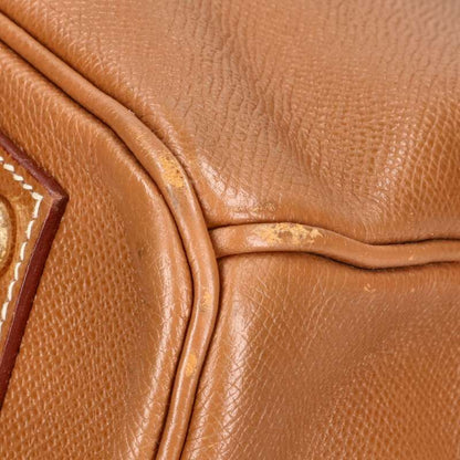 HERMES Birkin 40 Courchevel Leather Gold HW Size ONE SIZE