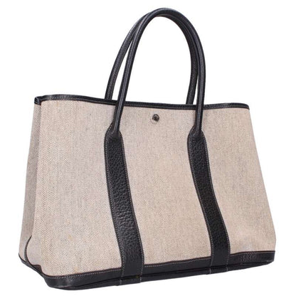 HERMES Garden Party PM Toile H Negonda Handbag Size ONE SIZE