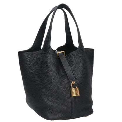 HERMES Picotin Lock PM Taurillon Clemence Gold Size Multi
