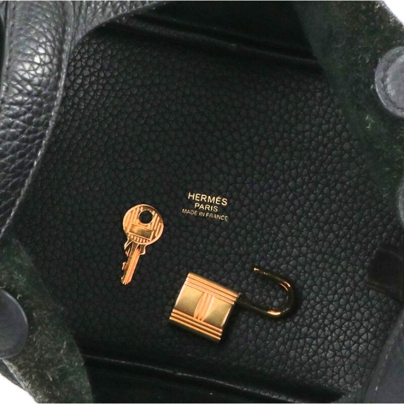 HERMES Picotin Lock PM Taurillon Clemence Gold Size Multi