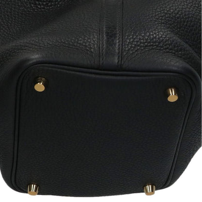 HERMES Picotin Lock PM Taurillon Clemence Gold Size Multi