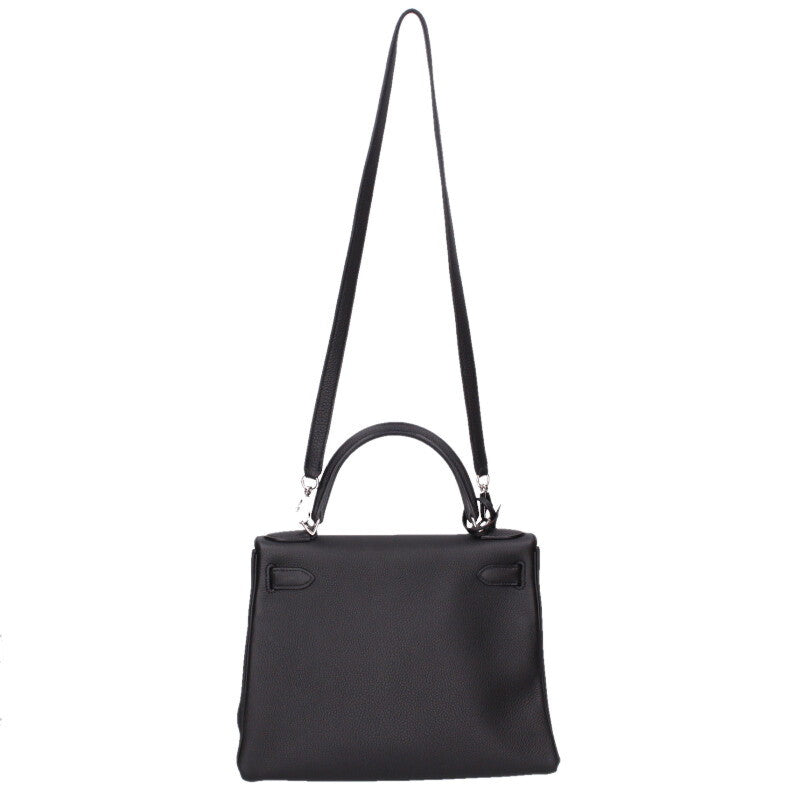 HERMES Kelly 28 Retourne Togo Silver Hardware Size ONE SIZE