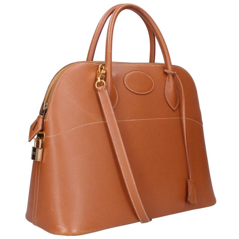 HERMES Bolide 35 Gold Hardware Courchevel Size ONE SIZE