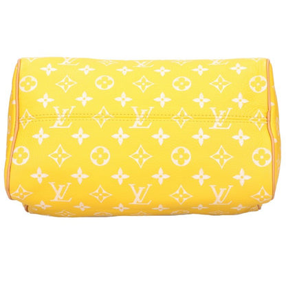 LOUISVUITTON Speedy P9 Monogram 2-Way Handbag Yellow Size 25