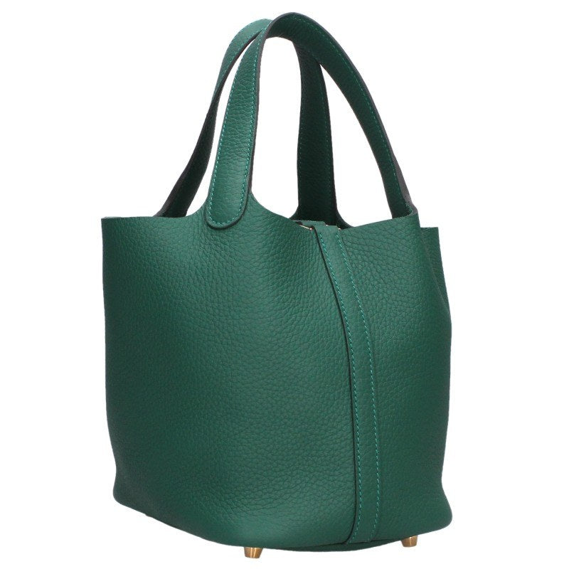 HERMES Picotin Lock PM Clemence Veau Handbag Size PM