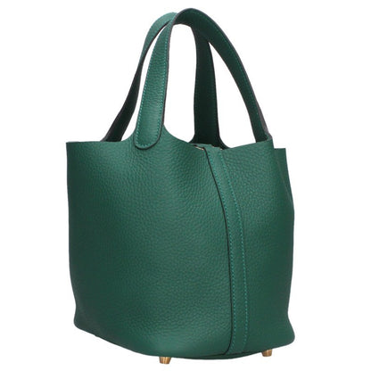 HERMES Picotin Lock PM Clemence Veau Handbag Size PM