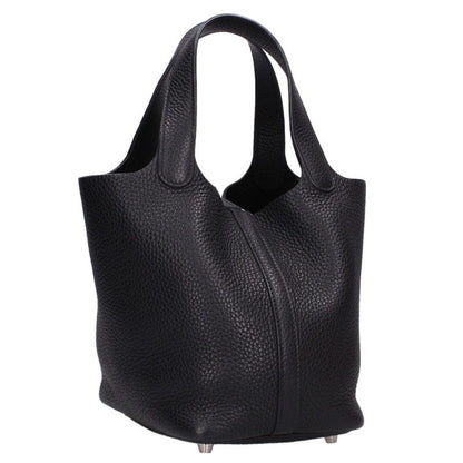 HERMES Picotin Lock Taurillon Clemence Silver HW Bag Size PM