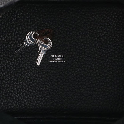 HERMES Picotin Lock Taurillon Clemence Silver HW Bag Size PM