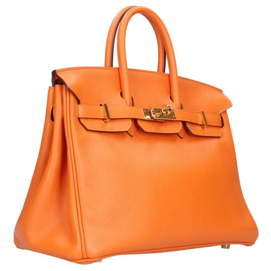 HERMES Birkin Togo Leather Gold Hardware Handbag Size 25