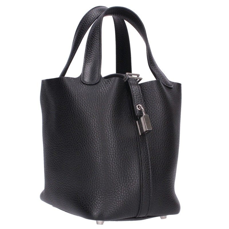 HERMES Picotin Lock PM Taurillon Clemence Hw Bag Size PM