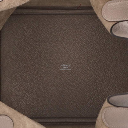HERMES Picotin Lock Taurillon Clemence Asphalte Bag Size MM
