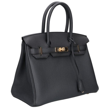 HERMES Birkin 30 Togo Champagne Gold Gray Bag