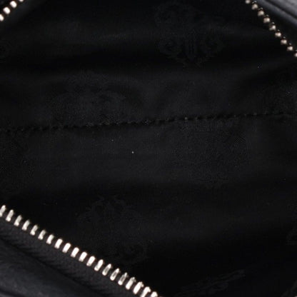Chrome Hearts Cross Charm Safety Pin Chain Handbag Black