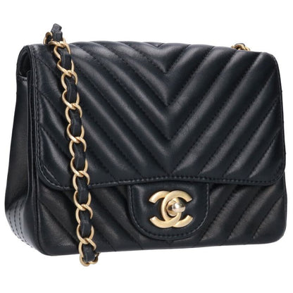 CHANEL Mini Matelasse 18 V-Stitch Chain Bag Size ONE SIZE